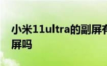 小米11ultra的副屏有啥用 小米11ultra有副屏吗 