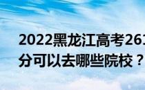 2022黑龙江高考261分可以报哪些大学261分可以去哪些院校？