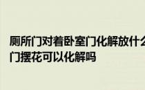 厕所门对着卧室门化解放什么植物 求告知卫生间门对着卧室门摆花可以化解吗 