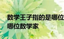 数学王子指的是哪位数学家 数学王子指的是哪位数学家 