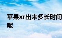 苹果xr出来多长时间了 苹果xr多长多少厘米呢 