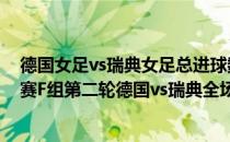 德国女足vs瑞典女足总进球数预测 2018俄罗斯世界杯小组赛F组第二轮德国vs瑞典全场回放 