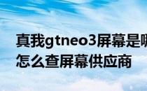 真我gtneo3屏幕是哪家公司的 真我gtneo3怎么查屏幕供应商 