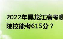 2022年黑龙江高考哪些大学能考615分 哪些院校能考615分？