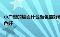 小户型的墙面什么颜色最好看 我想知道小户型墙面用什么颜色好 