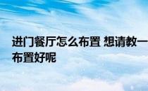 进门餐厅怎么布置 想请教一下 如果进门一眼就是餐厅 怎么布置好呢 