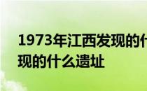 1973年江西发现的什么遗址 1973年江西发现的什么遗址 