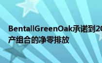 BentallGreenOak承诺到2050年或更早实现整个全球房地产组合的净零排放