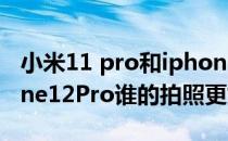 小米11 pro和iphone12拍照 小米11与iPhone12Pro谁的拍照更好看 