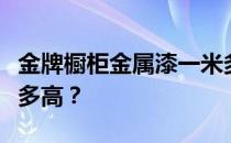 金牌橱柜金属漆一米多少钱？金牌漆柜价格有多高？