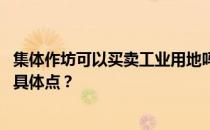 集体作坊可以买卖工业用地吗？车间集体宿舍没有产权 谁想具体点？