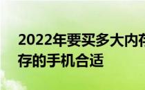 2022年要买多大内存手机 2022年买多大内存的手机合适 