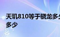 天玑810等于骁龙多少 天玑8100相当于骁龙多少 