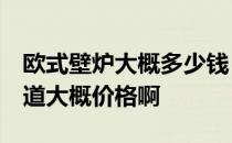 欧式壁炉大概多少钱 平衡式壁炉多少钱 谁知道大概价格啊 