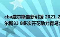 cba威尔斯最新引援 2021-2022CBA常规赛12.28战报：威尔斯33 8多次开花助力青岛大胜宁波 