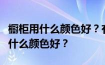 橱柜用什么颜色好？有什么意义？我想问橱柜什么颜色好？