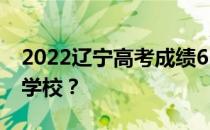 2022辽宁高考成绩620分 可以去哪些高校和学校？