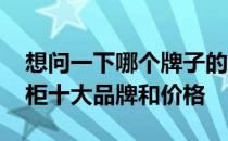 想问一下哪个牌子的橱柜比较好 想问一下橱柜十大品牌和价格