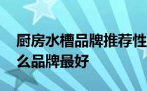 厨房水槽品牌推荐性价比 我想问厨房水槽什么品牌最好 