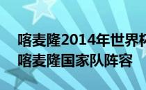 喀麦隆2014年世界杯是第几名 2014世界杯喀麦隆国家队阵容 