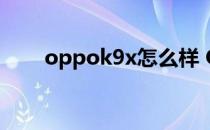 oppok9x怎么样 OPPOK9x怎么样 