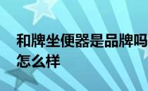 和牌坐便器是品牌吗 求大神解答和成坐便器怎么样 