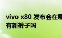 vivo x80 发布会在哪看 vivox80发布会上会有新裤子吗 