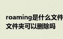 roaming是什么文件夹可以删除吗 roaming文件夹可以删除吗 