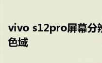 vivo s12pro屏幕分辨率 vivos12pro支持p3色域 