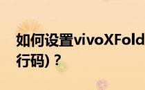 如何设置vivoXFold同屏显示双码(健康码出行码)？