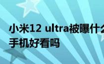 小米12 ultra被曝什么时候发布 小米12Ultra手机好看吗 