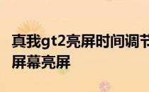 真我gt2亮屏时间调节 真我GT2怎么设置轻点屏幕亮屏 