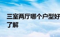 三室两厅哪个户型好 三室两厅那种户型好谁了解 