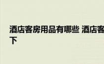 酒店客房用品有哪些 酒店客房用品厂家哪家好 谁能够说一下 