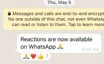 WhatsApp通过最新更新带来更大的文件共享更大的群组和表情符号反应