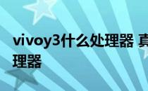 vivoy3什么处理器 真我V23i搭载的是什么处理器 