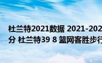 杜兰特2021数据 2021-2022NBA常规赛1.6战报：欧文22分 杜兰特39 8 篮网客胜步行者 