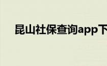 昆山社保查询app下载（昆山社保查询）