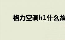 格力空调h1什么故障（格力空调h1）