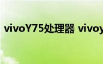 vivoY75处理器 vivoy75搭载是什么处理器 