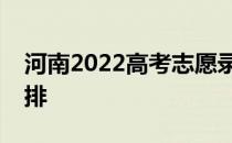 河南2022高考志愿录取日期志愿填报时间安排