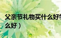 父亲节礼物买什么好学生党（父亲节礼物买什么好）