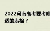 2022河南高考要考哪些志愿录取 如何填写合适的表格？