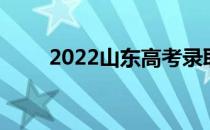 2022山东高考录取批次及志愿设置