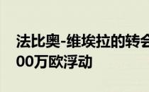 法比奥-维埃拉的转会价格为3500万欧元加500万欧浮动