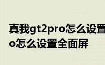 真我gt2pro怎么设置来消息亮屏 真我GT2Pro怎么设置全面屏 