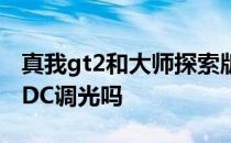 真我gt2和大师探索版 真我gt2大师探索版有DC调光吗 