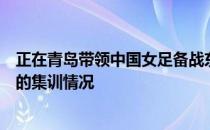 正在青岛带领中国女足备战东亚杯的水庆霞介绍了球队当前的集训情况