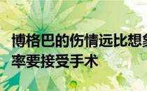 博格巴的伤情远比想象的要严重他接下来大概率要接受手术