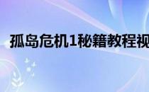 孤岛危机1秘籍教程视频（孤岛危机1秘籍）